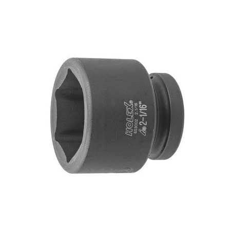 Holex Impact Socket, 1 inch Drive, 6 pt, 2-1/16 inch 653002 2.1/16